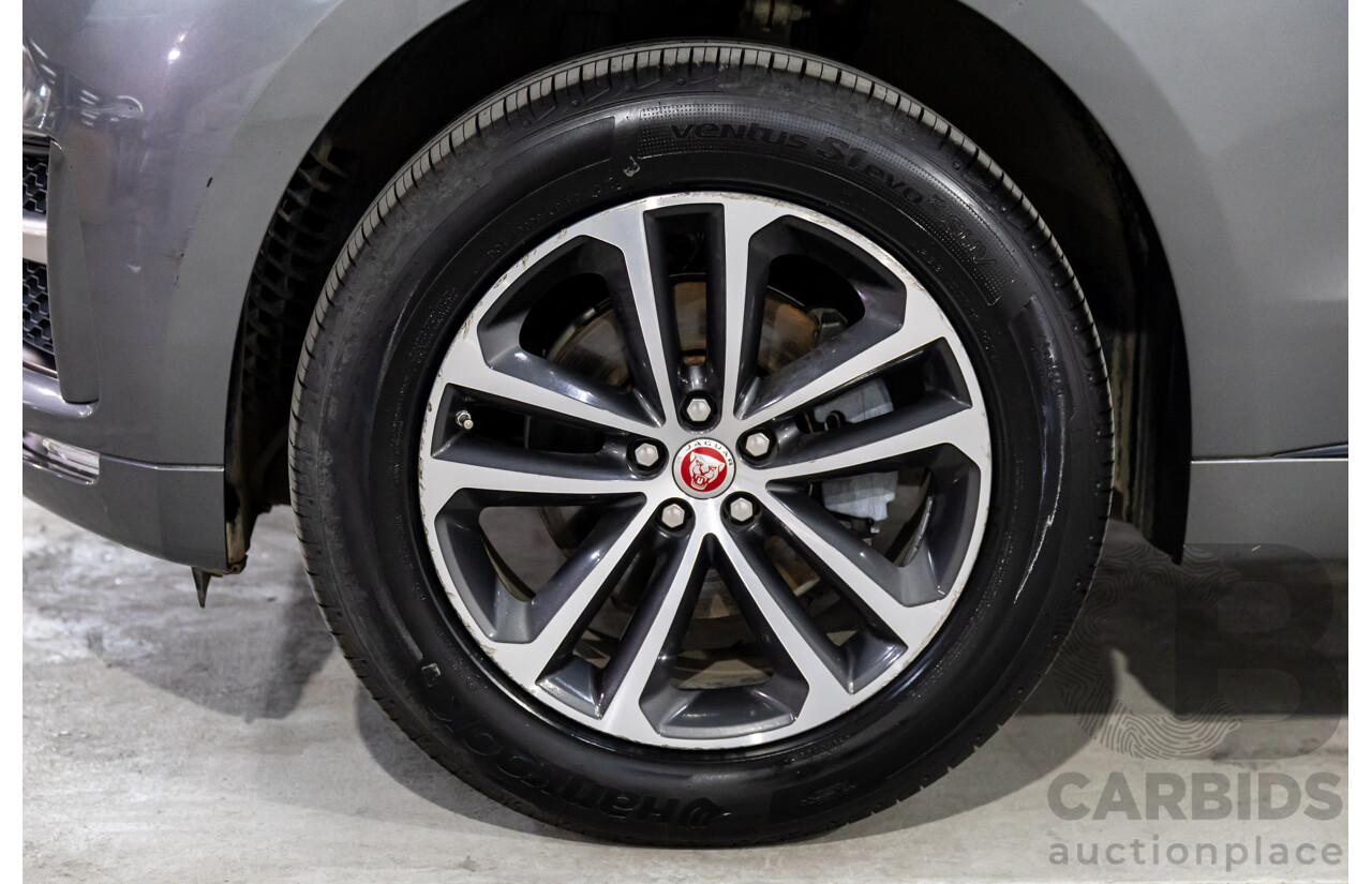 11/2016 Jaguar F-Pace 20d R-Sport (AWD) 4d Wagon Corris Grey Metallic Turbo Diesel 2.0L