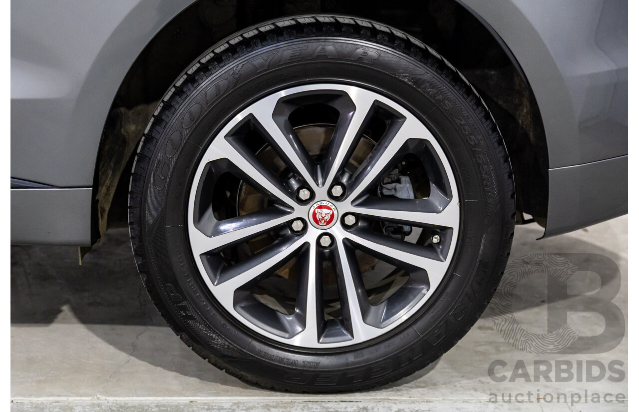 11/2016 Jaguar F-Pace 20d R-Sport (AWD) 4d Wagon Corris Grey Metallic Turbo Diesel 2.0L