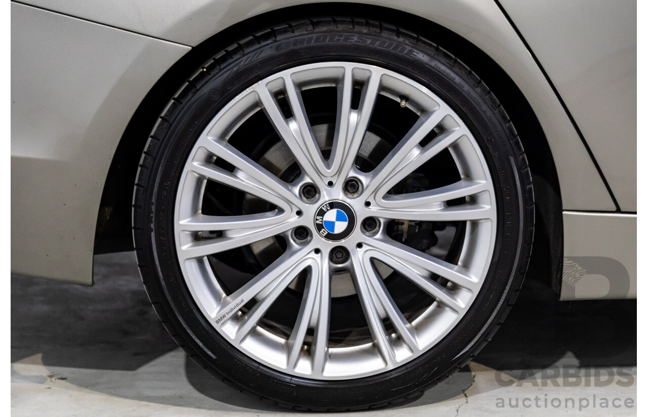 06/2017 BMW 320i Luxury Line (RWD) F30 LCI MY18 4d Sedan Platinum Silver Metallic Turbo 2.0L