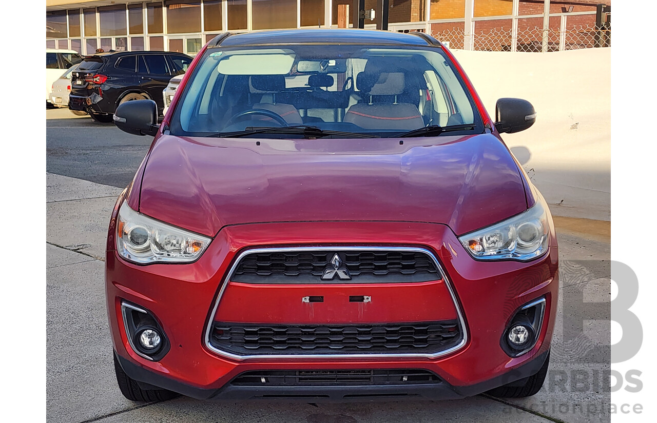 1/2013 Mitsubishi ASX Aspire (4wd) XB MY13 4d Wagon Red 1.8L