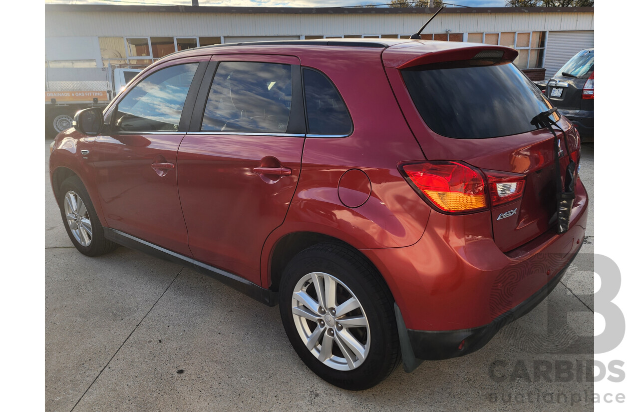 1/2013 Mitsubishi ASX Aspire (4wd) XB MY13 4d Wagon Red 1.8L