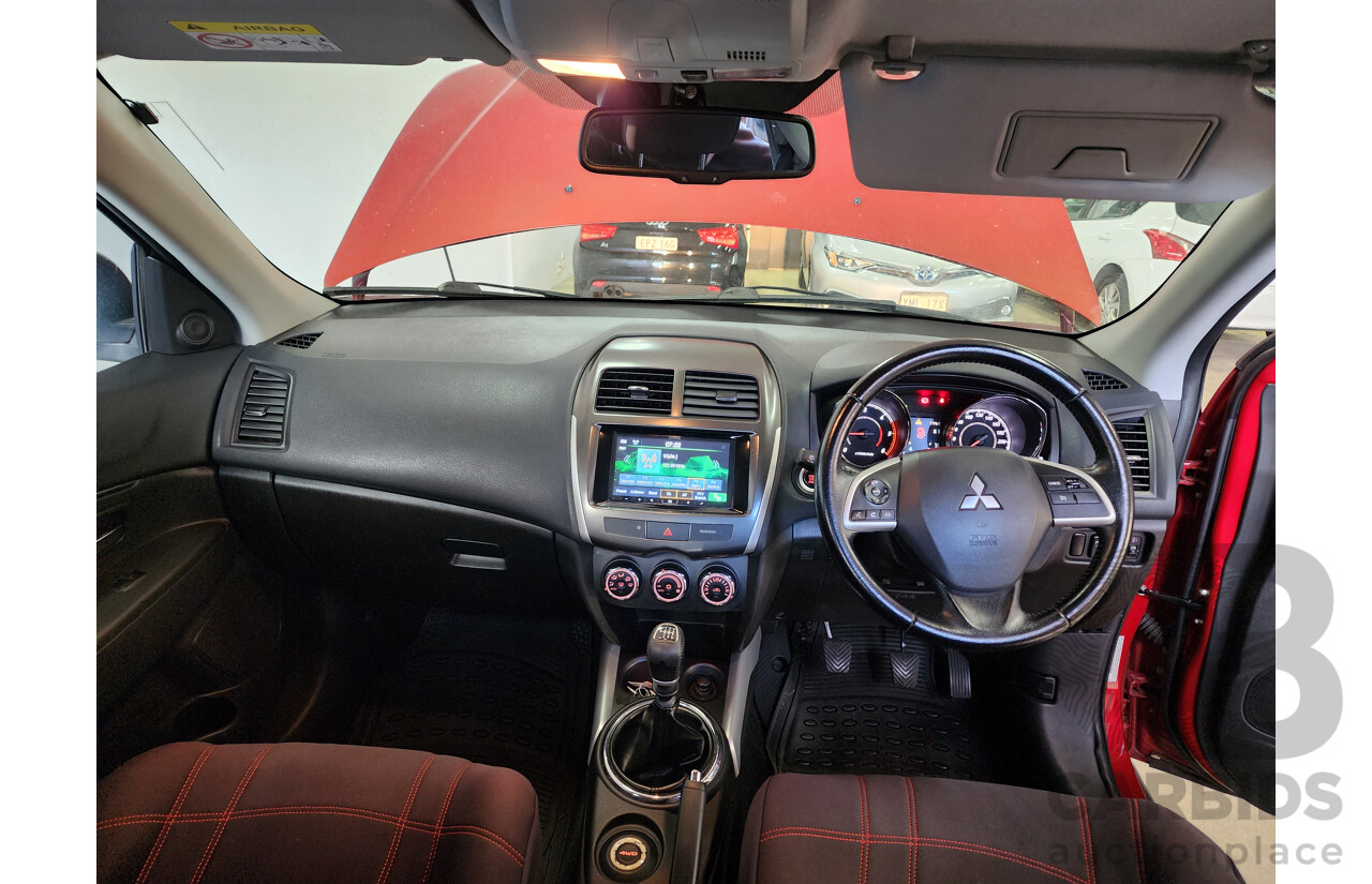 1/2013 Mitsubishi ASX Aspire (4wd) XB MY13 4d Wagon Red 1.8L