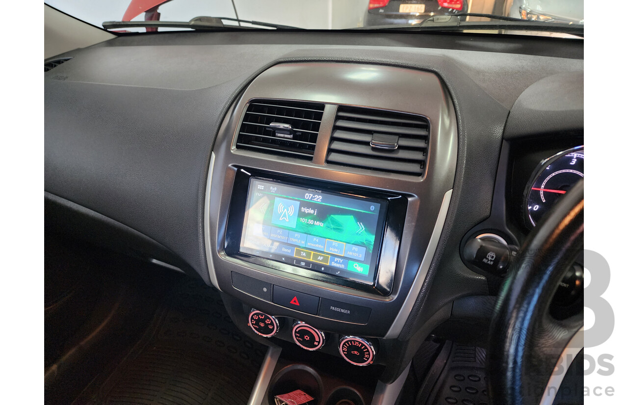 1/2013 Mitsubishi ASX Aspire (4wd) XB MY13 4d Wagon Red 1.8L