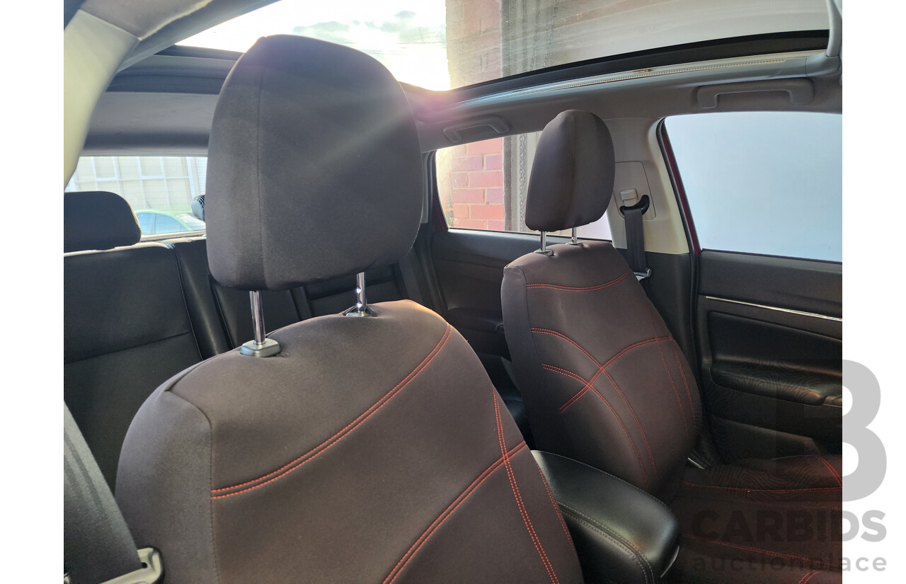 1/2013 Mitsubishi ASX Aspire (4wd) XB MY13 4d Wagon Red 1.8L