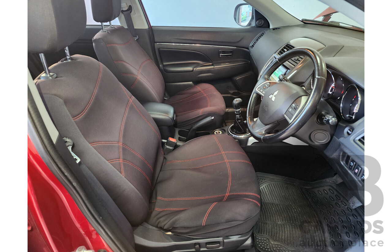 1/2013 Mitsubishi ASX Aspire (4wd) XB MY13 4d Wagon Red 1.8L