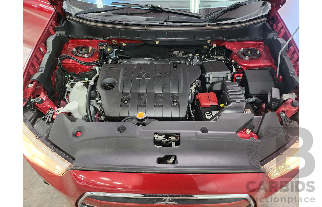 1/2013 Mitsubishi ASX Aspire (4wd) XB MY13 4d Wagon Red 1.8L