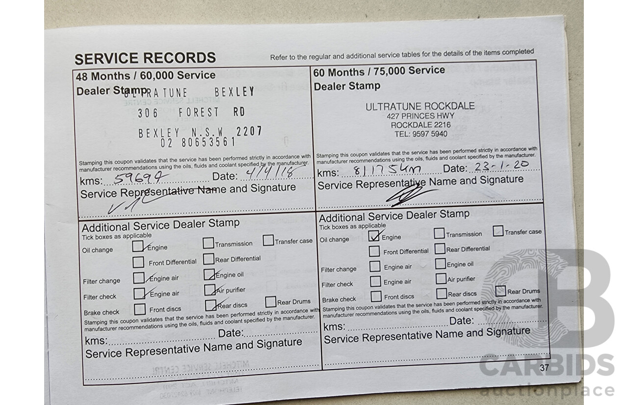 1/2013 Mitsubishi ASX Aspire (4wd) XB MY13 4d Wagon Red 1.8L