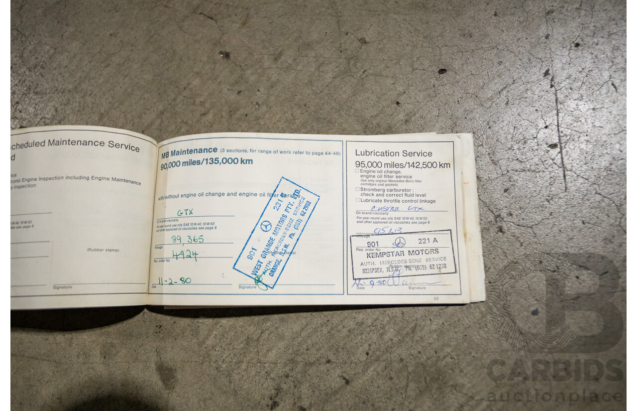 1/1972 Mercedes Benz 280E W114 4d Sedan Light Yellow 2.7L