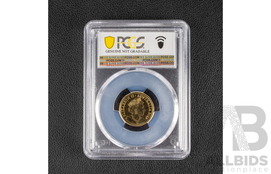 Australian 2022 Two Dollar Coin, Honey Bee, PCGS Scratch UNC Detail