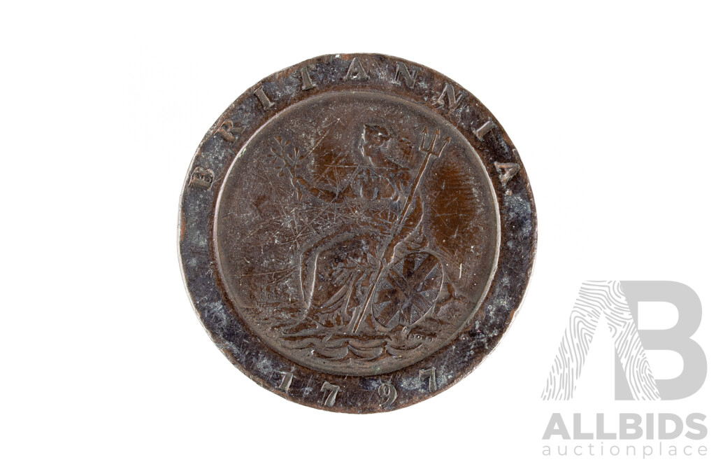 Great Britain 1797 KGIII Cartwheel Twopence