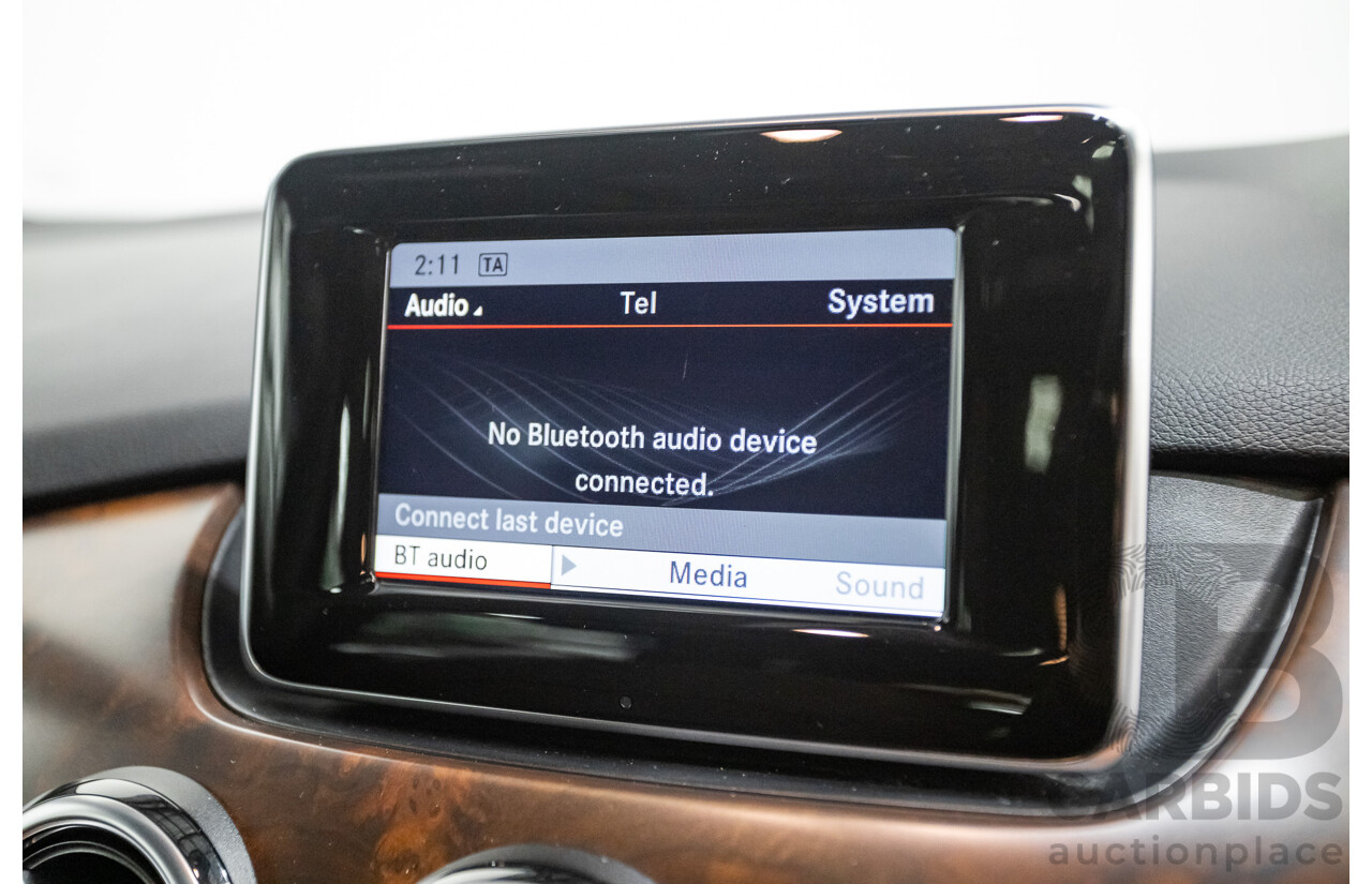 11/2012 Mercedes-Benz B200 CDI BE 246 5d Hatchback Grey 1.8L