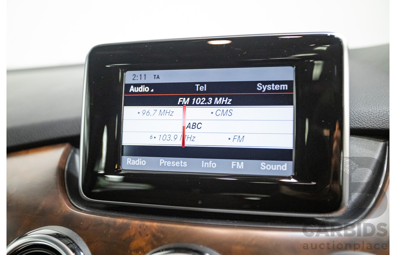 11/2012 Mercedes-Benz B200 CDI BE 246 5d Hatchback Grey 1.8L