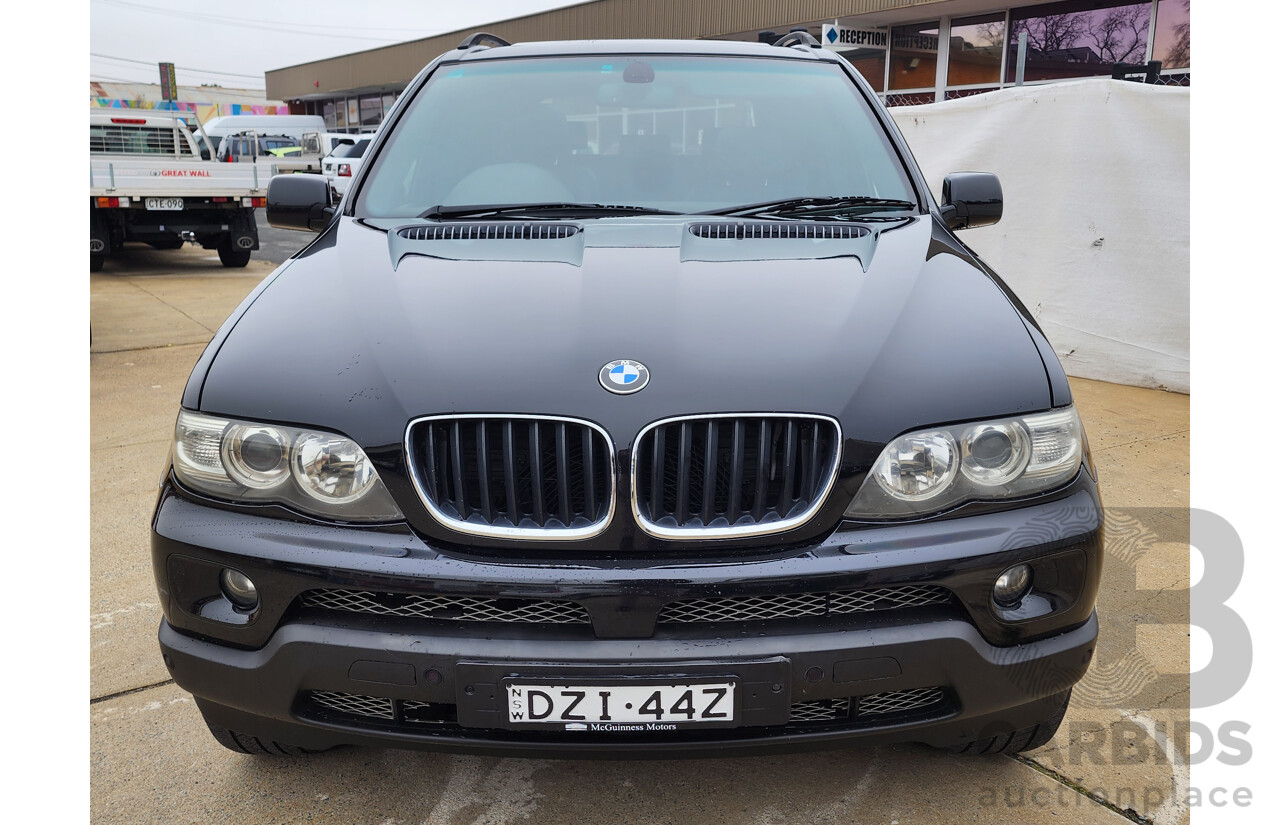 12/2005 Bmw X5 3.0i E53 4d Wagon Black 3.0L