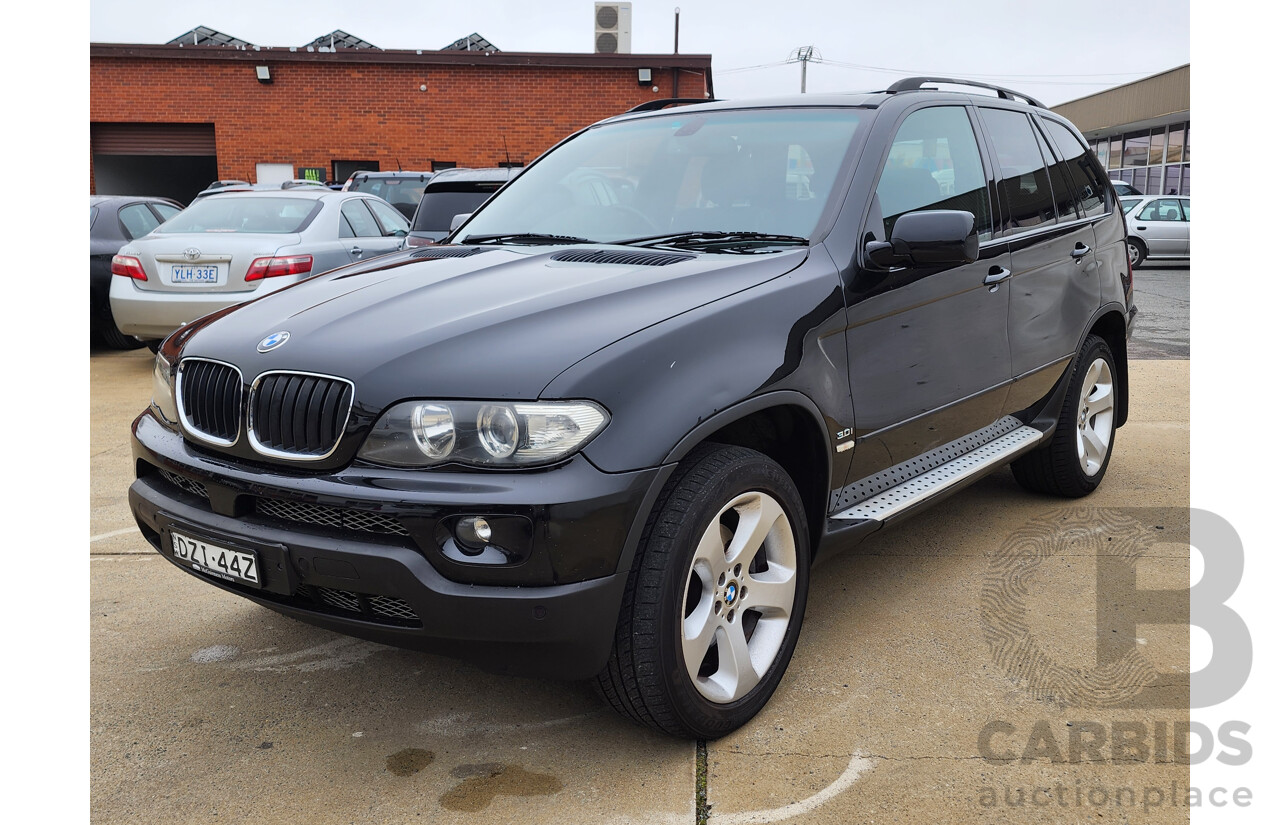 12/2005 Bmw X5 3.0i E53 4d Wagon Black 3.0L