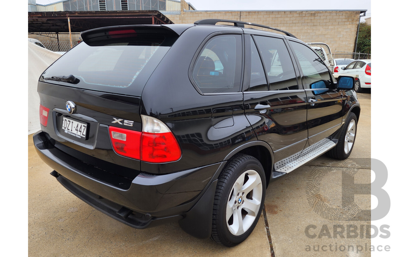12/2005 Bmw X5 3.0i E53 4d Wagon Black 3.0L
