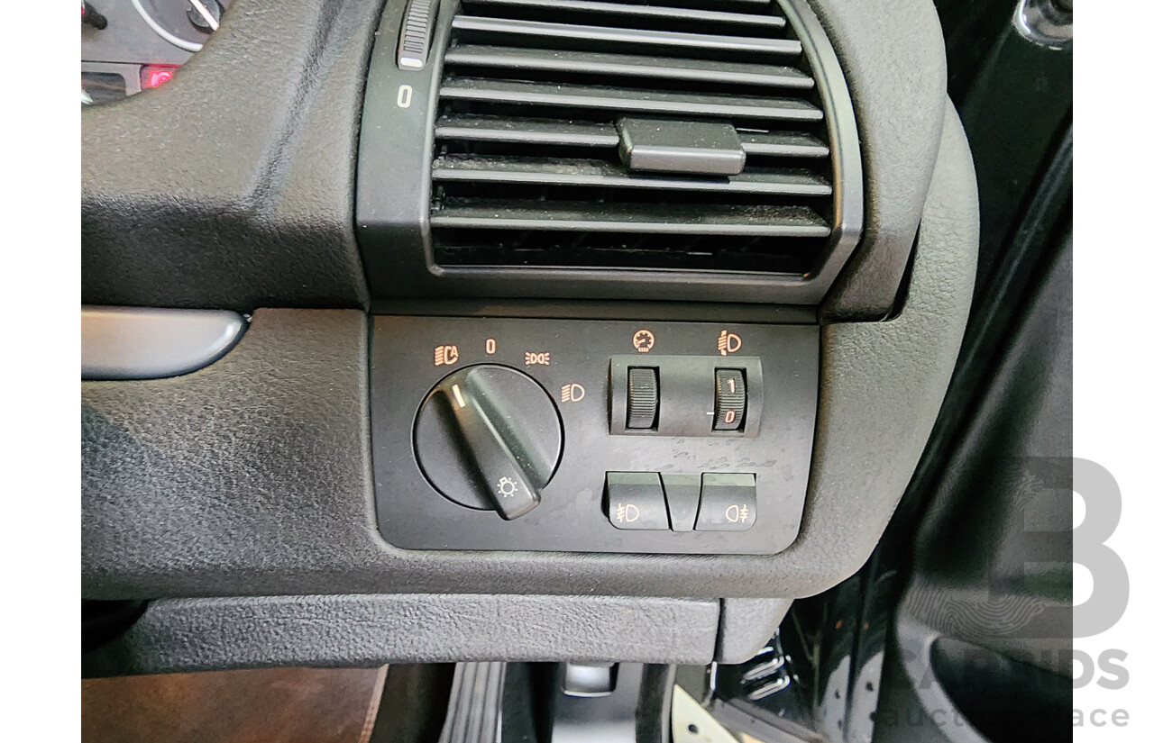 12/2005 Bmw X5 3.0i E53 4d Wagon Black 3.0L