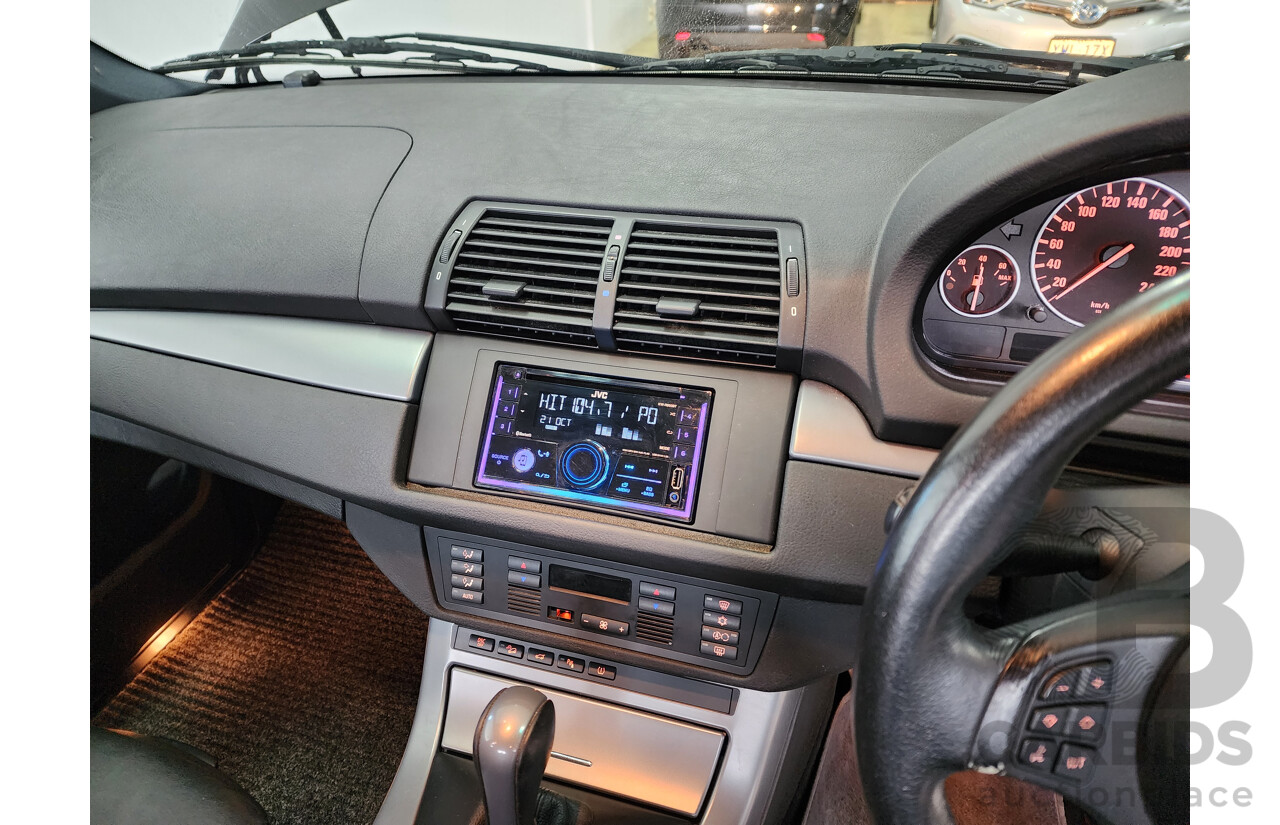 12/2005 Bmw X5 3.0i E53 4d Wagon Black 3.0L