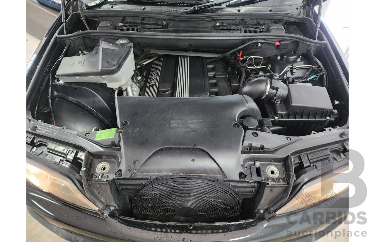 12/2005 Bmw X5 3.0i E53 4d Wagon Black 3.0L