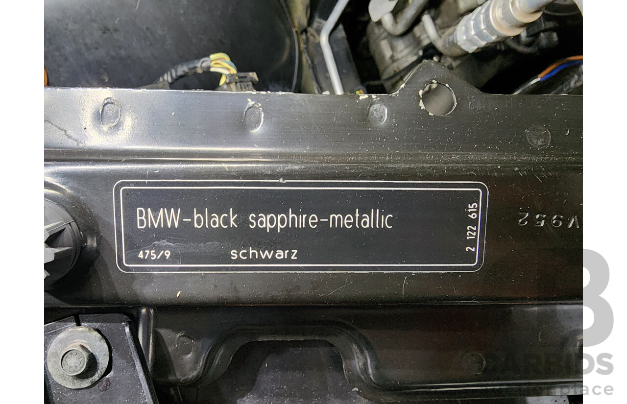 12/2005 Bmw X5 3.0i E53 4d Wagon Black 3.0L