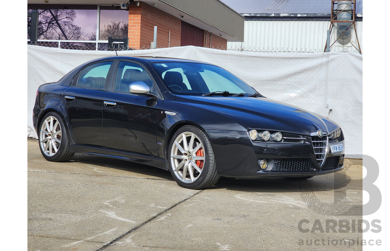 4/2010 Alfa Romeo 159 2.2 JTS Ti MY09 4d Sedan Black 2.2L