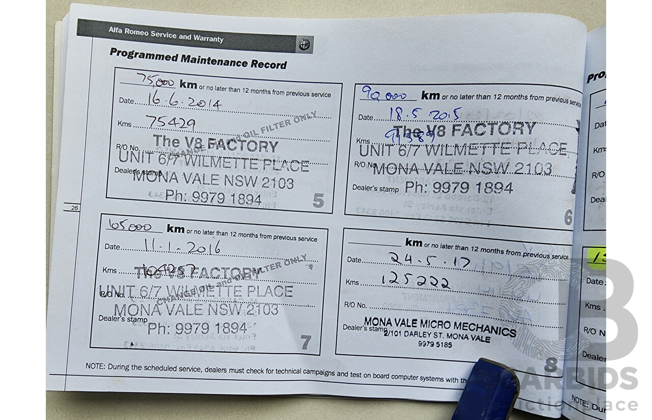 4/2010 Alfa Romeo 159 2.2 JTS Ti MY09 4d Sedan Black 2.2L