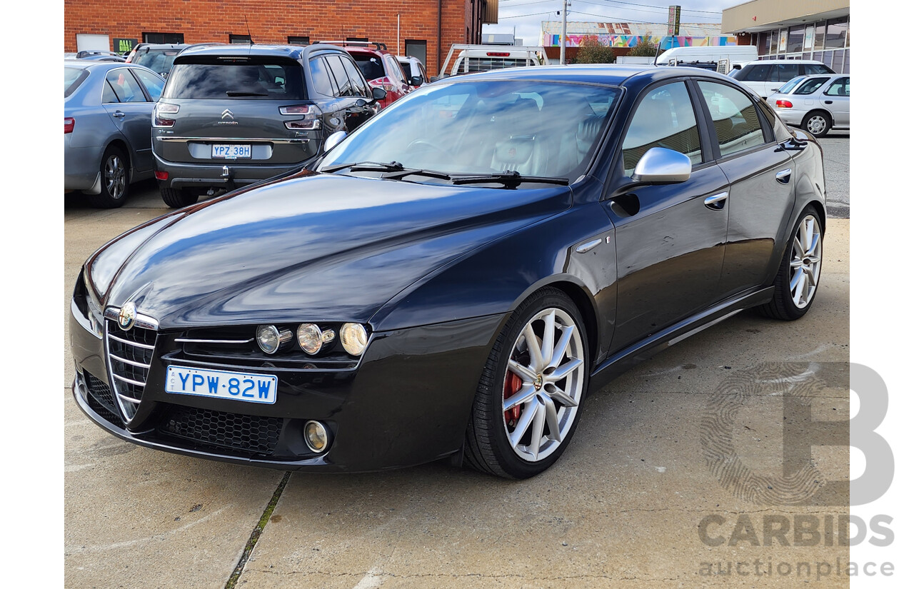 4/2010 Alfa Romeo 159 2.2 JTS Ti MY09 4d Sedan Black 2.2L