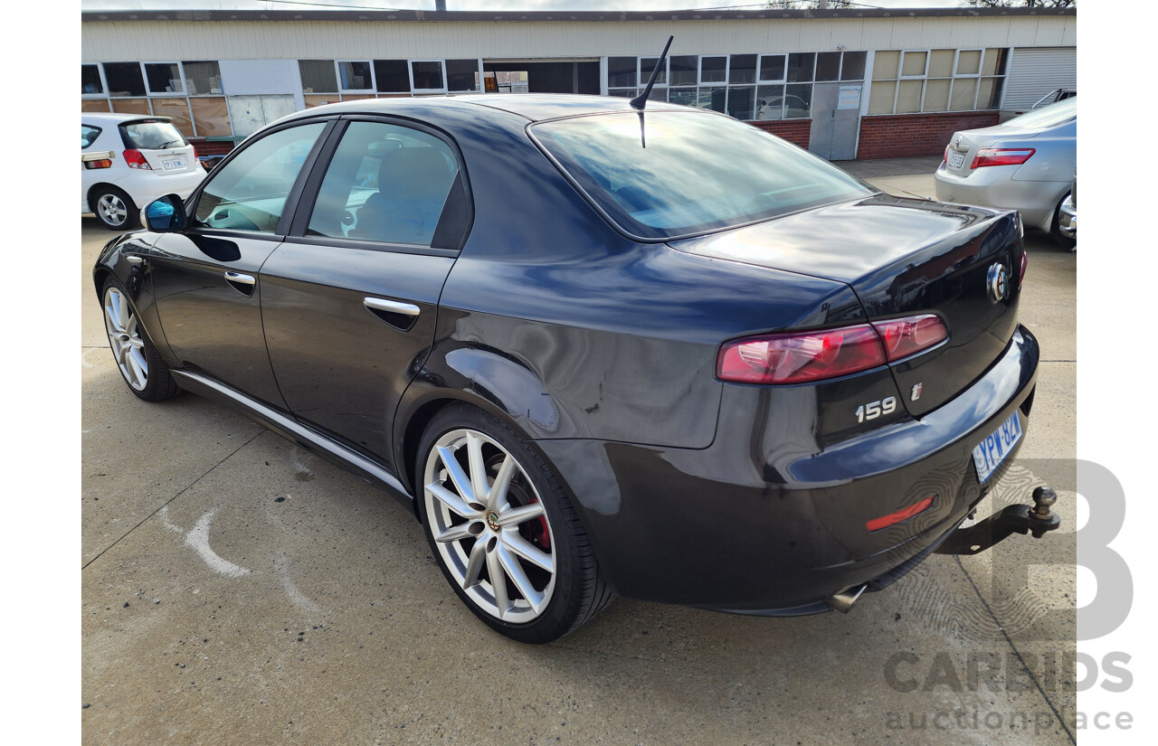 4/2010 Alfa Romeo 159 2.2 JTS Ti MY09 4d Sedan Black 2.2L