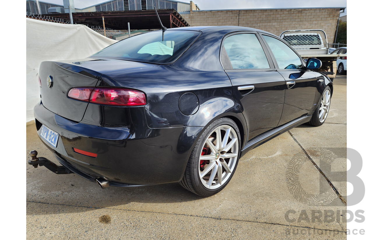 4/2010 Alfa Romeo 159 2.2 JTS Ti MY09 4d Sedan Black 2.2L