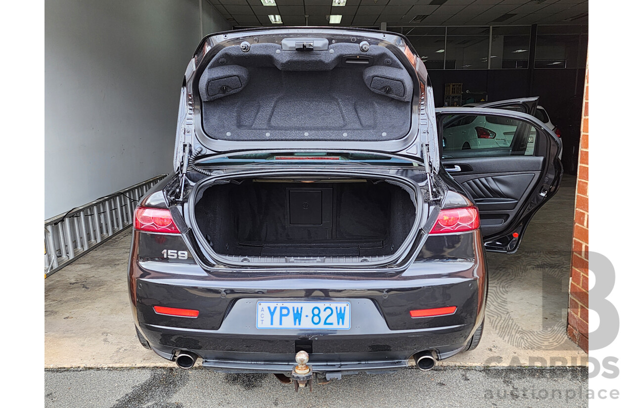 4/2010 Alfa Romeo 159 2.2 JTS Ti MY09 4d Sedan Black 2.2L