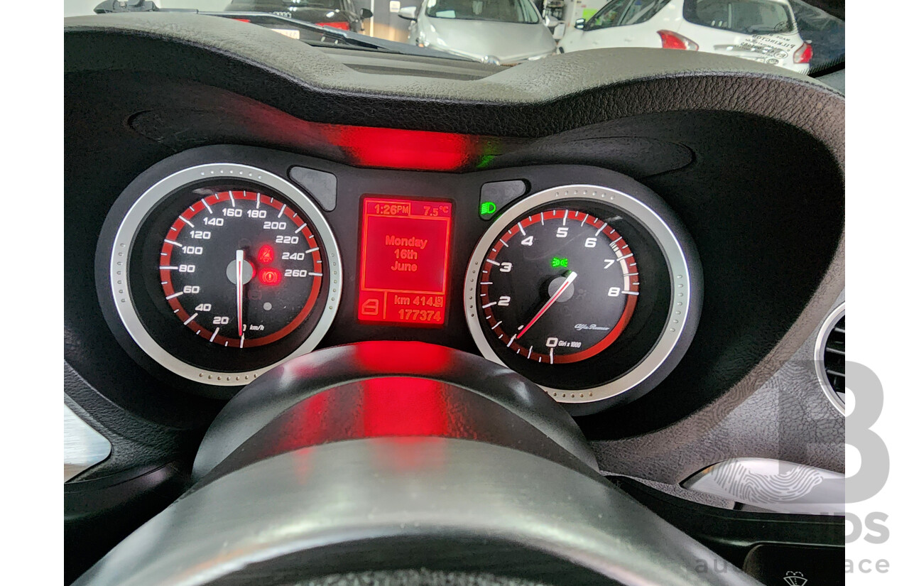 4/2010 Alfa Romeo 159 2.2 JTS Ti MY09 4d Sedan Black 2.2L