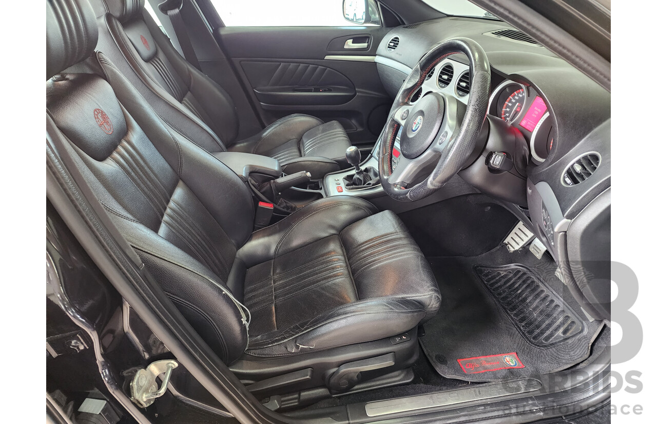 4/2010 Alfa Romeo 159 2.2 JTS Ti MY09 4d Sedan Black 2.2L