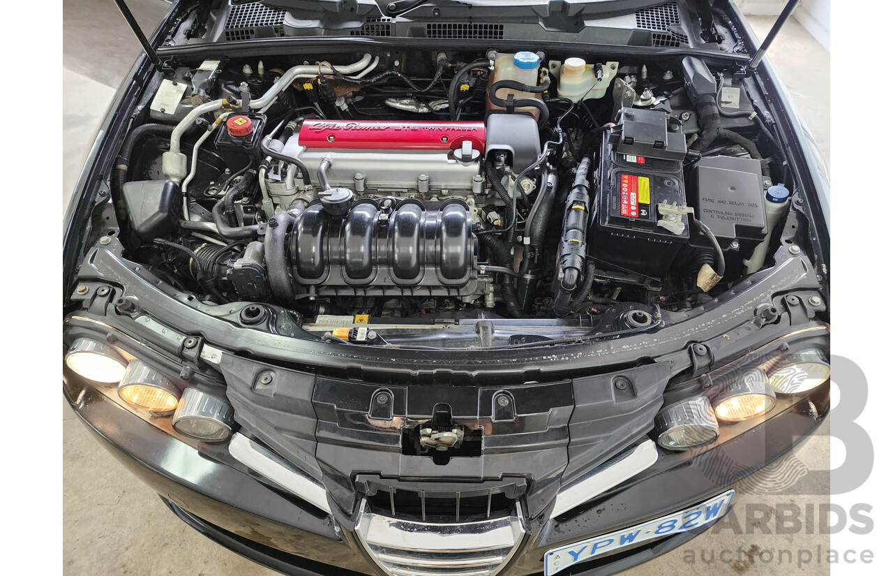 4/2010 Alfa Romeo 159 2.2 JTS Ti MY09 4d Sedan Black 2.2L