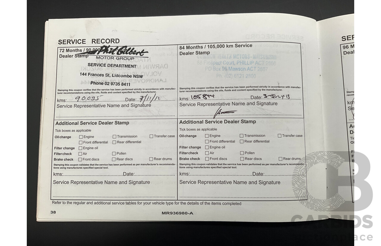 3/2010 Mitsubishi Pajero Activ NT MY10 4d Wagon White Turbo Diesel 3.2L - 7 Seater