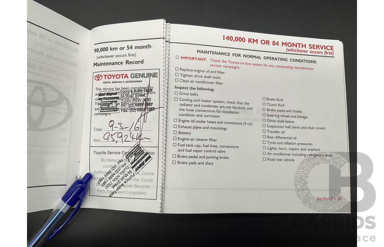 8/2008 Toyota Rav4 Cruiser (4x4) ACA33R 4d Wagon Silver Pearl 2.4L