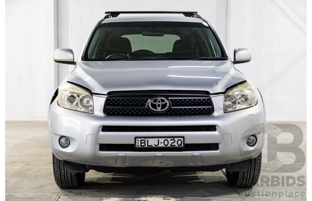8/2008 Toyota Rav4 Cruiser (4x4) ACA33R 4d Wagon Silver Pearl 2.4L