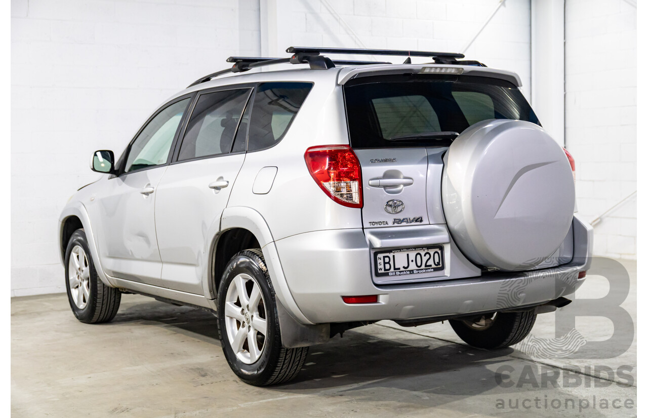8/2008 Toyota Rav4 Cruiser (4x4) ACA33R 4d Wagon Silver Pearl 2.4L