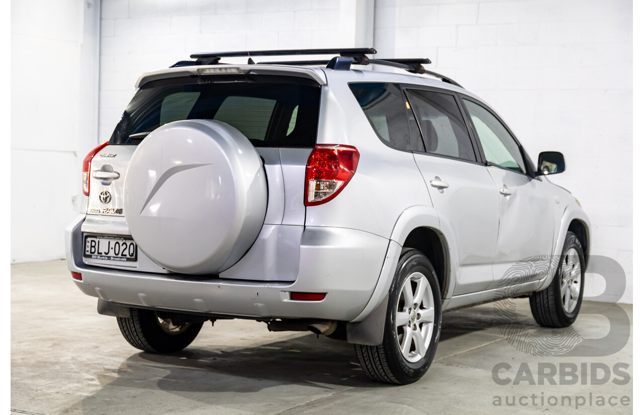 8/2008 Toyota Rav4 Cruiser (4x4) ACA33R 4d Wagon Silver Pearl 2.4L