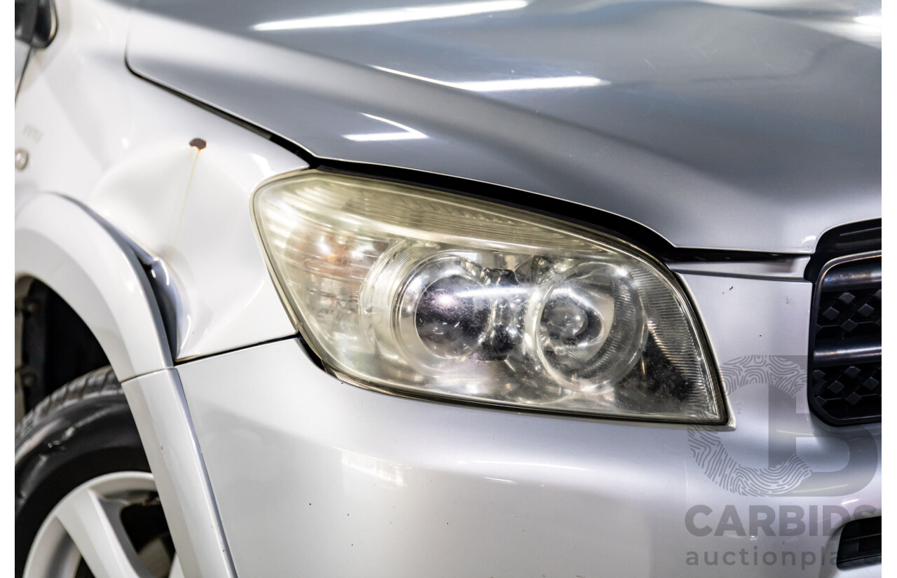 8/2008 Toyota Rav4 Cruiser (4x4) ACA33R 4d Wagon Silver Pearl 2.4L