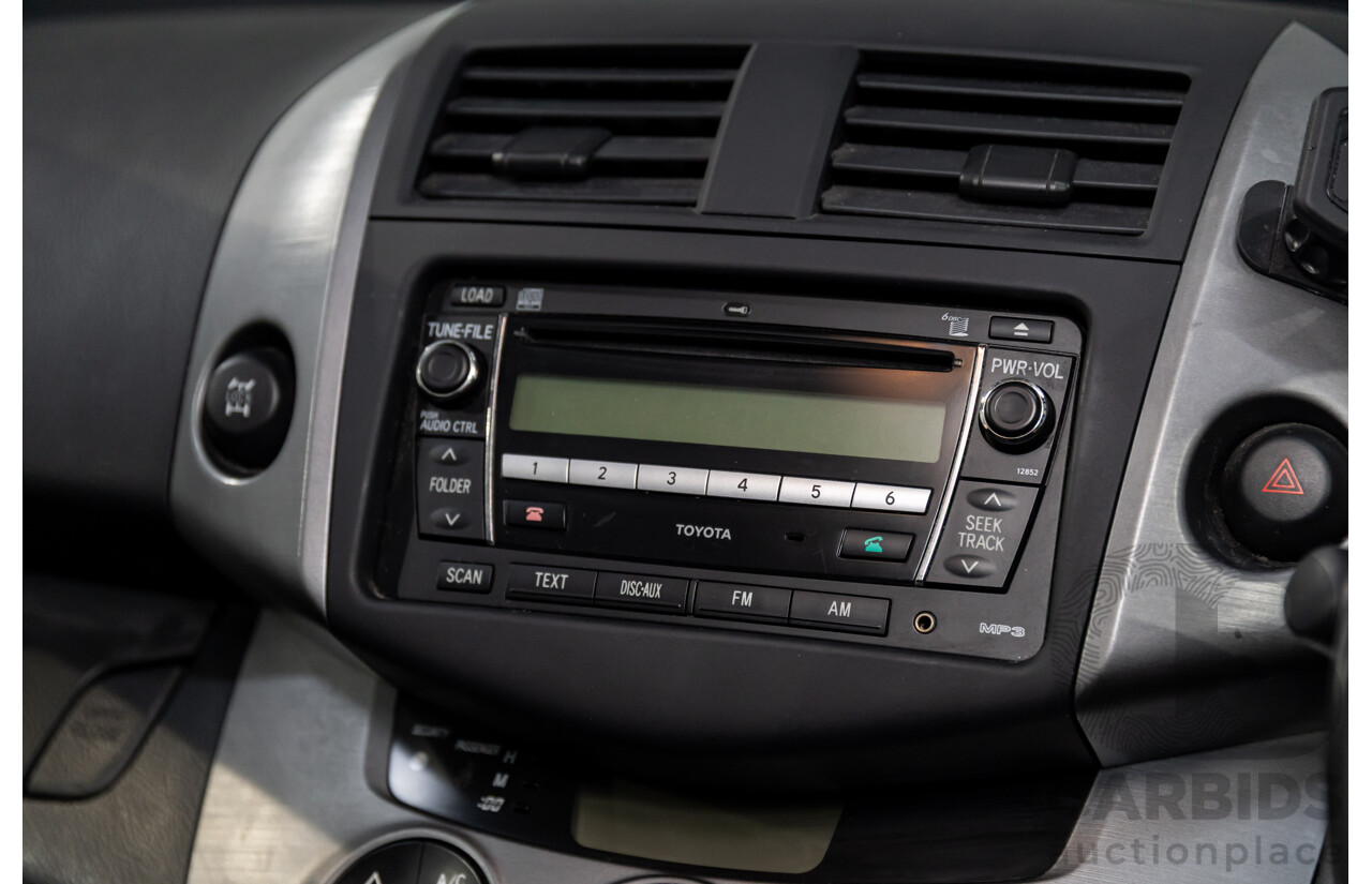 8/2008 Toyota Rav4 Cruiser (4x4) ACA33R 4d Wagon Silver Pearl 2.4L