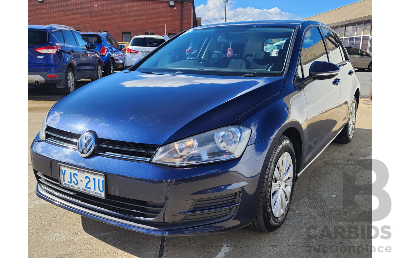 9/2013 Volkswagen Golf 90 TSI AU 5d Hatchback Blue 1.4L