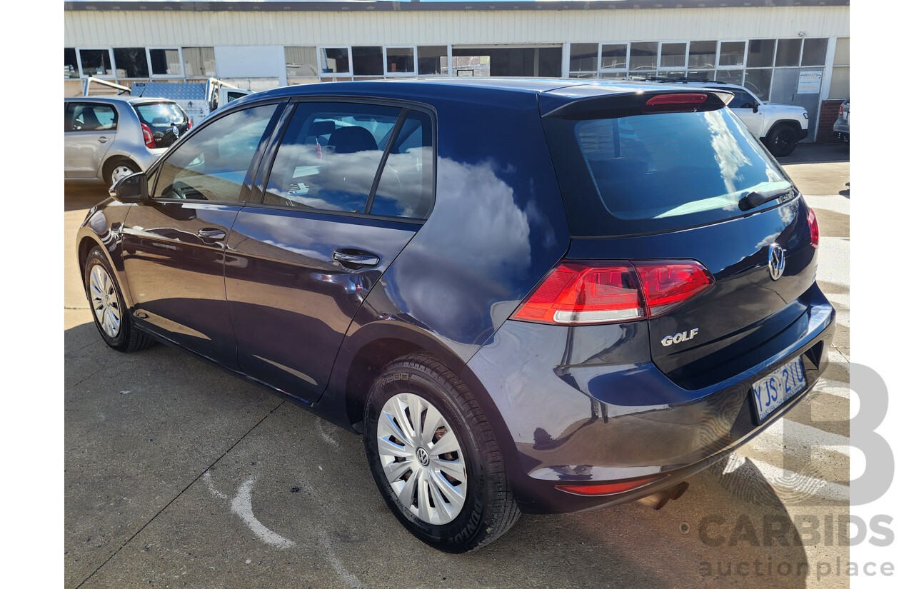 9/2013 Volkswagen Golf 90 TSI AU 5d Hatchback Blue 1.4L