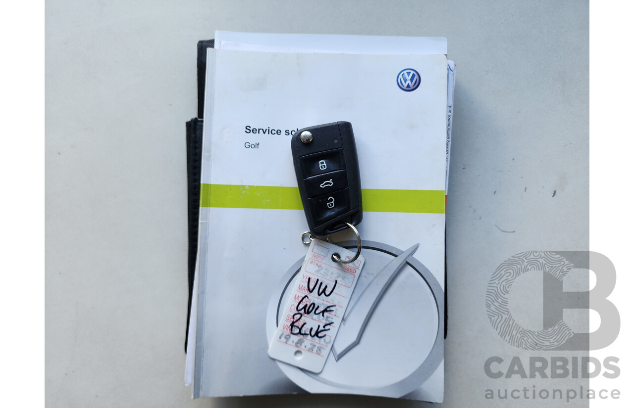 9/2013 Volkswagen Golf 90 TSI AU 5d Hatchback Blue 1.4L