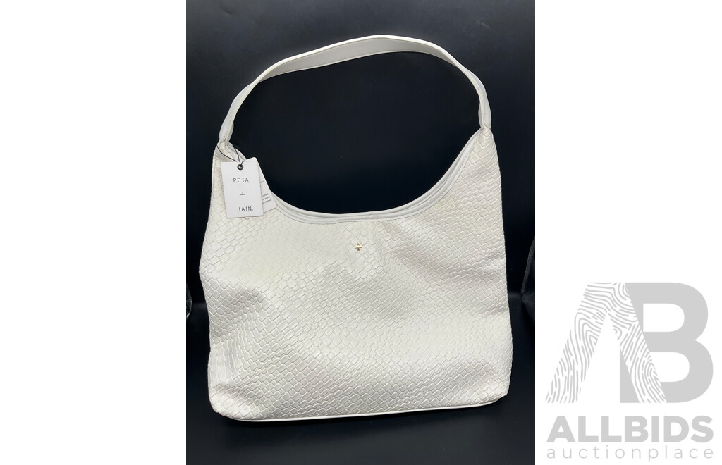 PETA + JAIN Handbag, Nicole Miller Hand Cream Collection and Laggia De Tessitori Top - Lot of 3