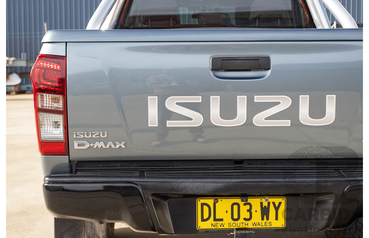 12/2012 Isuzu D-Max LS-M Hi-Ride (4x4) TF MY12 Crew Cab Utility Grey Turbo Diesel 3.0L