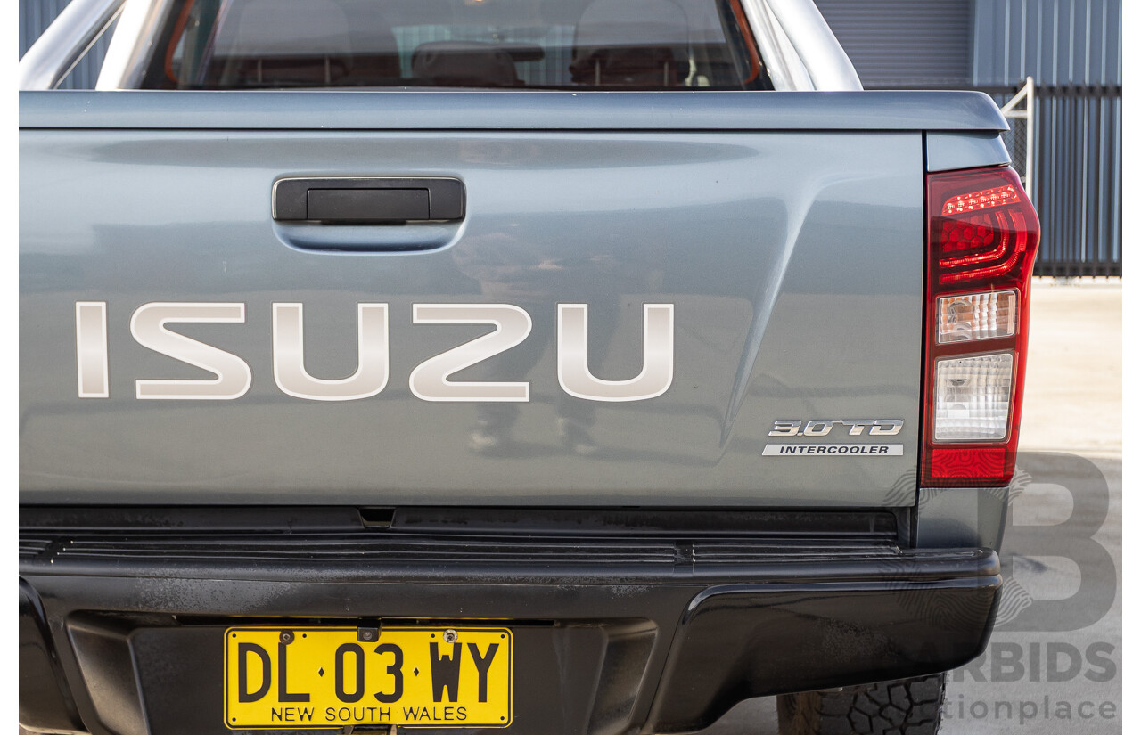 12/2012 Isuzu D-Max LS-M Hi-Ride (4x4) TF MY12 Crew Cab Utility Grey Turbo Diesel 3.0L