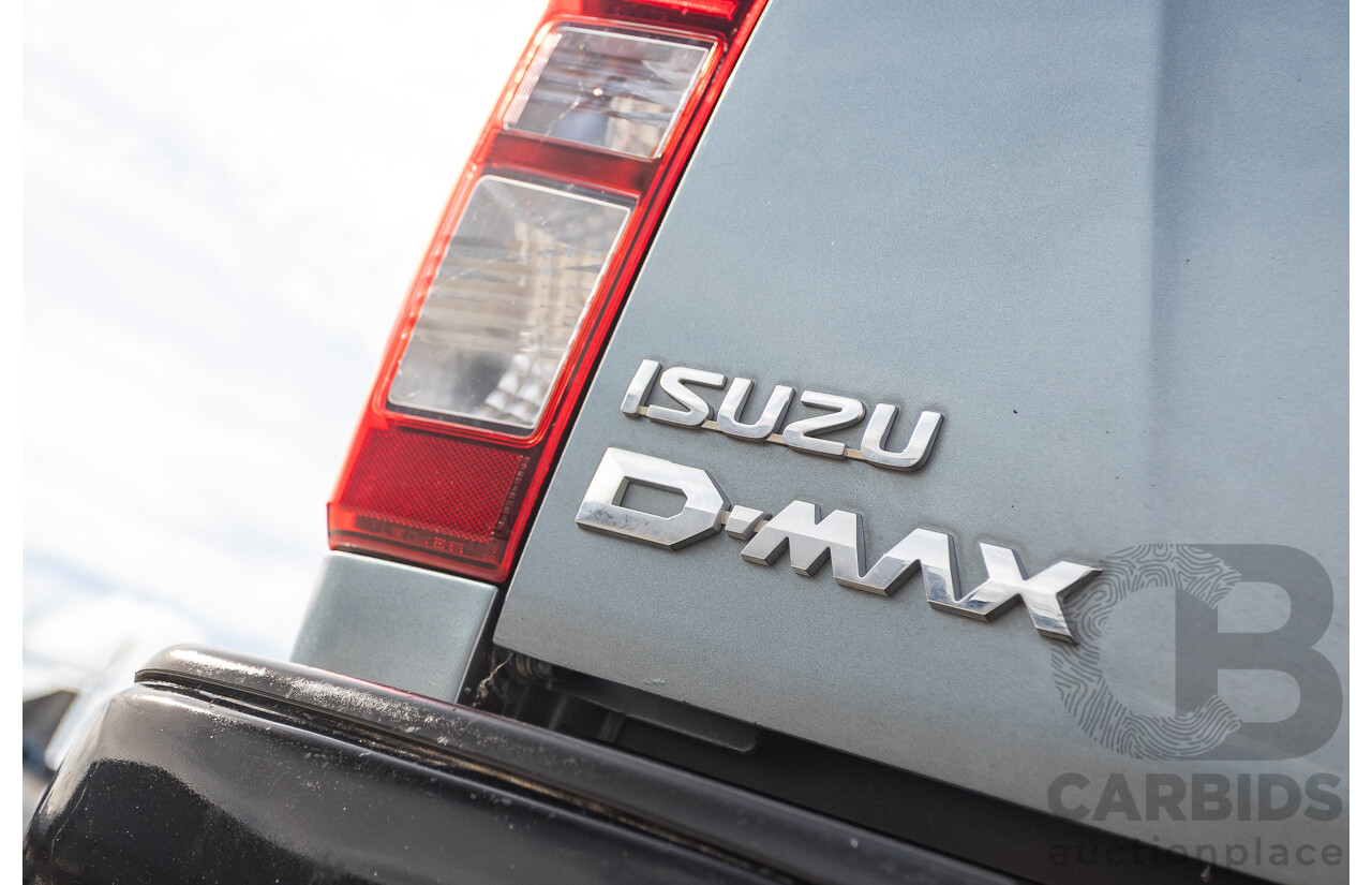 12/2012 Isuzu D-Max LS-M Hi-Ride (4x4) TF MY12 Crew Cab Utility Grey Turbo Diesel 3.0L