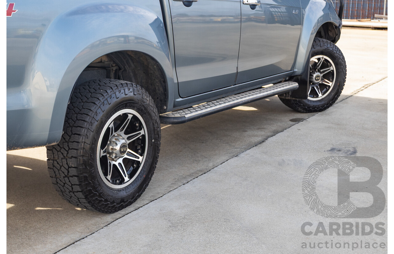 12/2012 Isuzu D-Max LS-M Hi-Ride (4x4) TF MY12 Crew Cab Utility Grey Turbo Diesel 3.0L