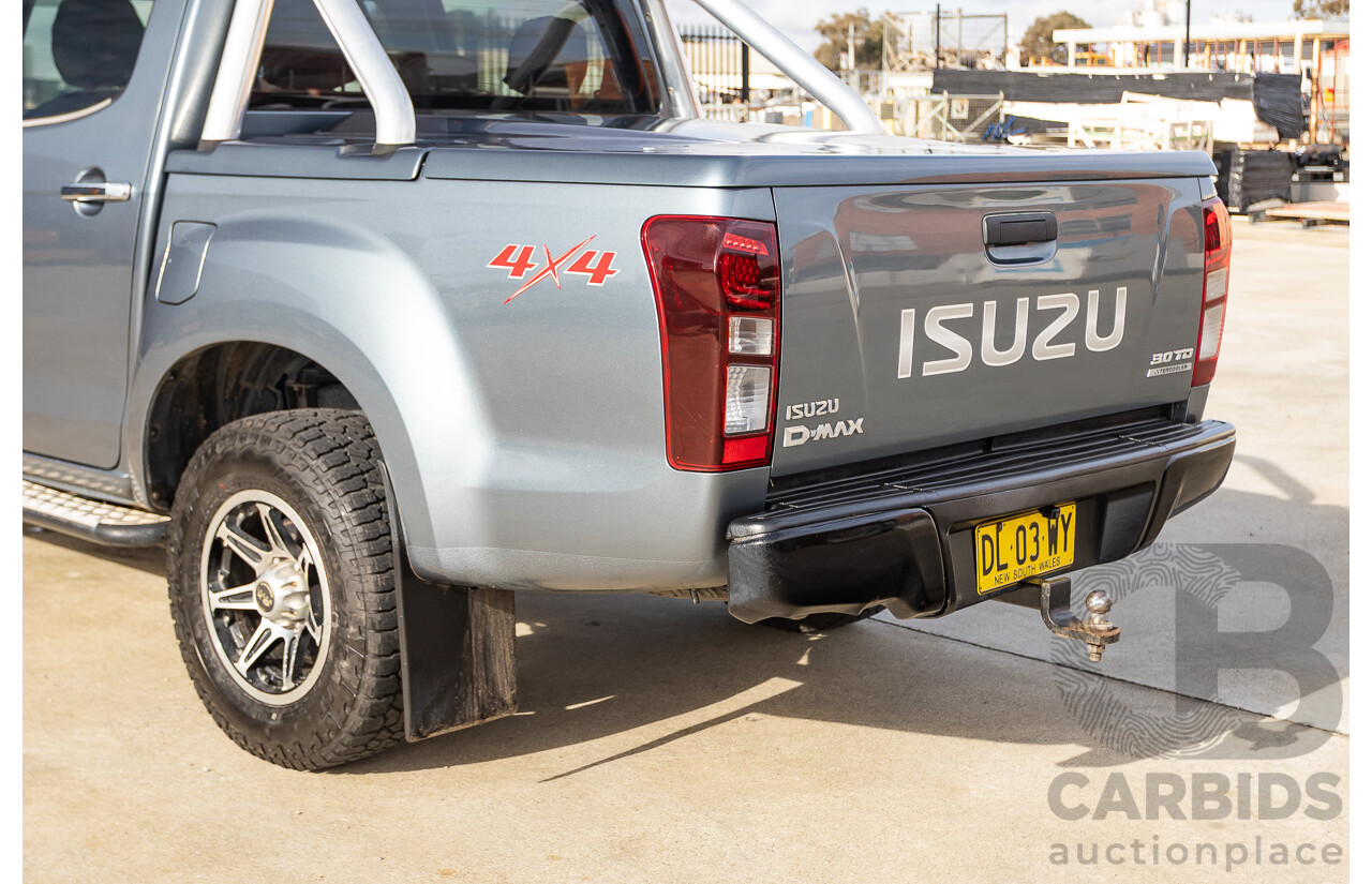 12/2012 Isuzu D-Max LS-M Hi-Ride (4x4) TF MY12 Crew Cab Utility Grey Turbo Diesel 3.0L