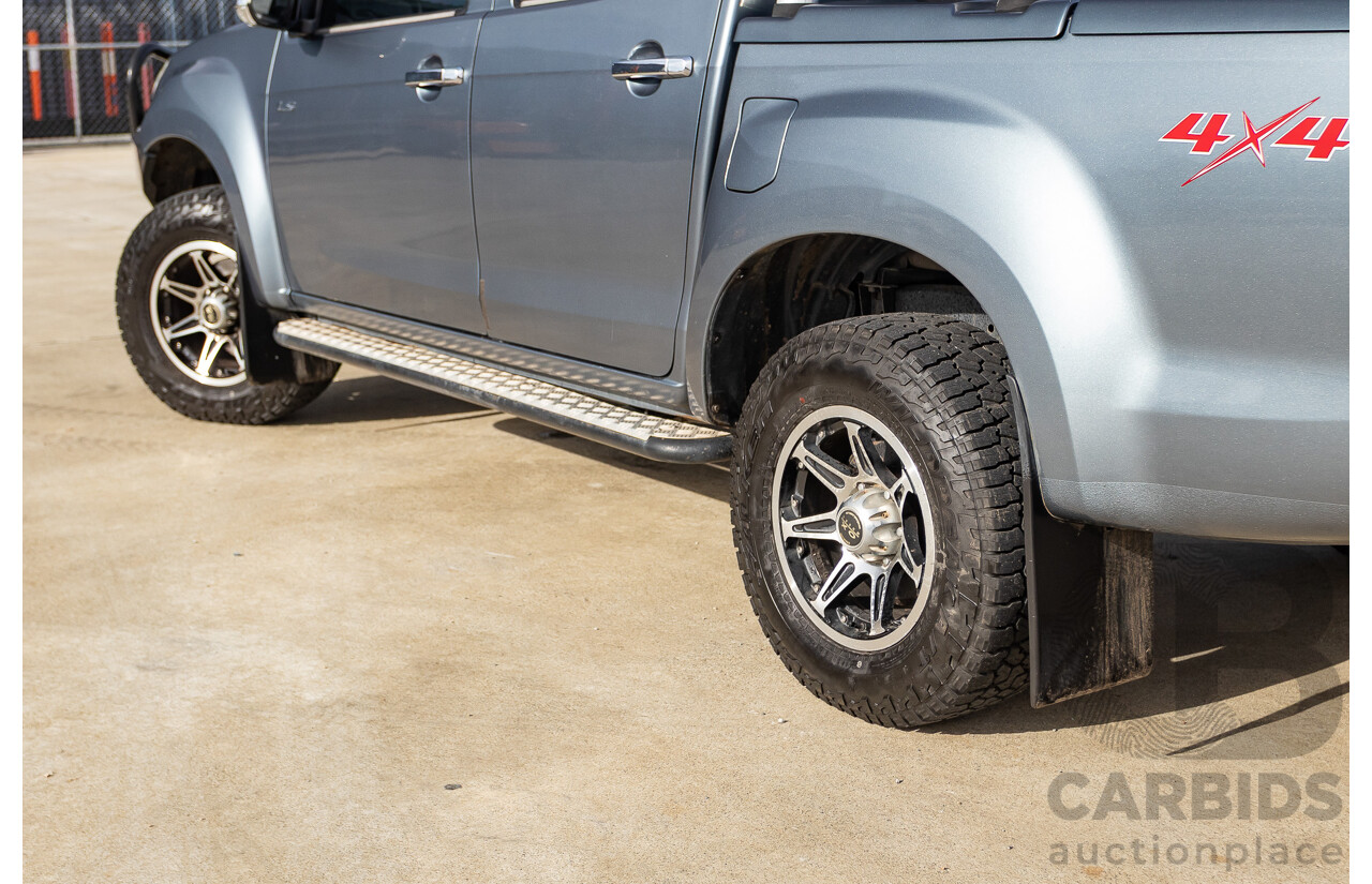 12/2012 Isuzu D-Max LS-M Hi-Ride (4x4) TF MY12 Crew Cab Utility Grey Turbo Diesel 3.0L
