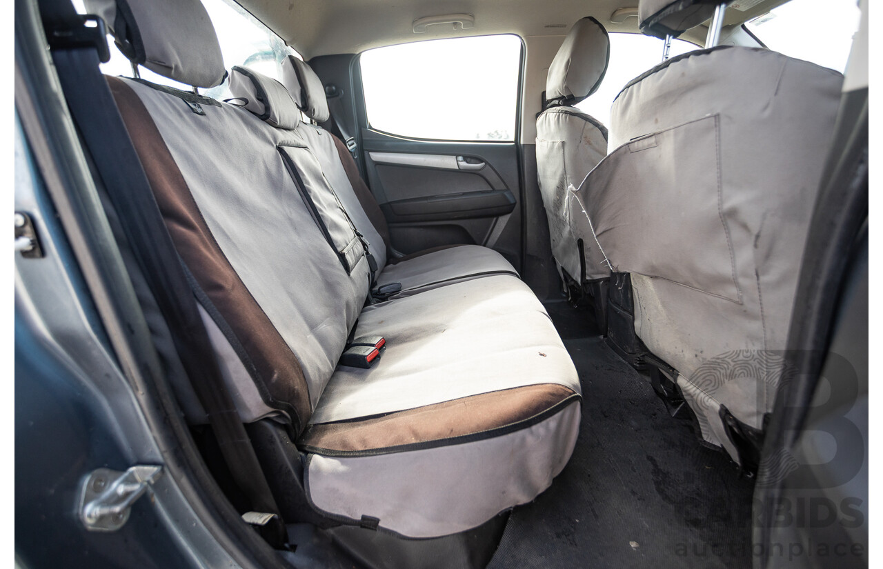 12/2012 Isuzu D-Max LS-M Hi-Ride (4x4) TF MY12 Crew Cab Utility Grey Turbo Diesel 3.0L